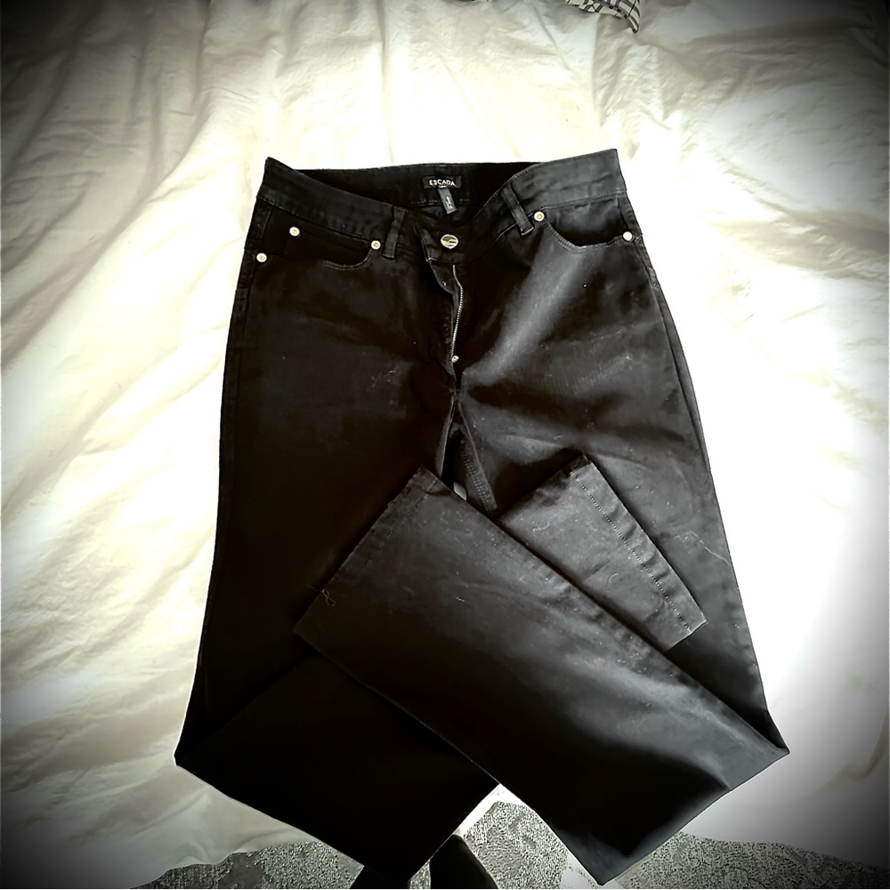 ESCADA BLACK JEANS, SIZE 10